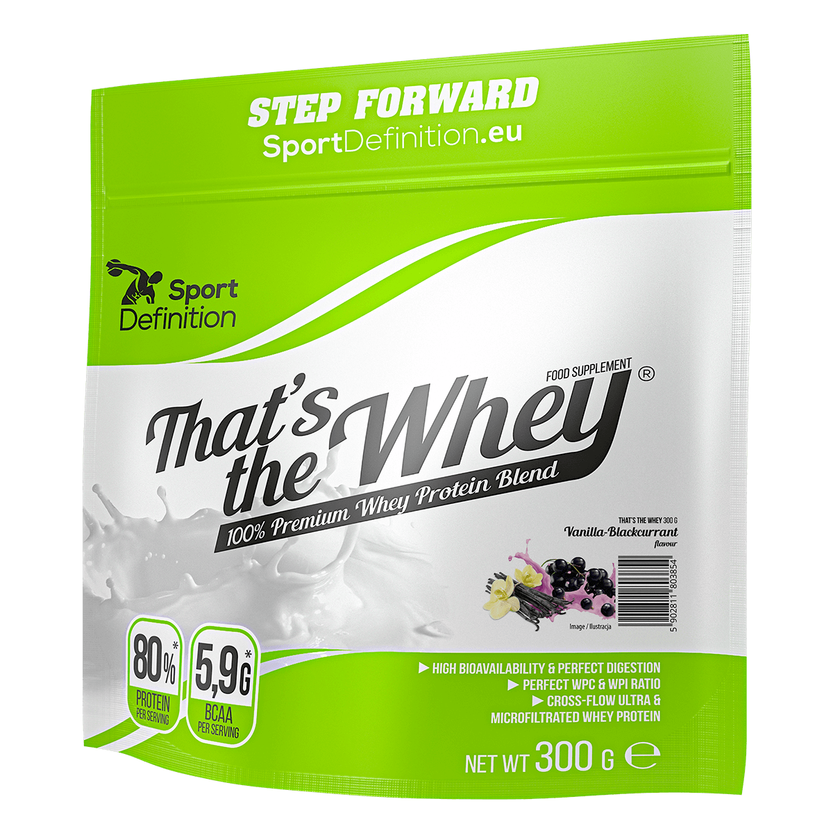 SP-DEF THATS THE WHEY   300g BLACKCURRANT VANILLA