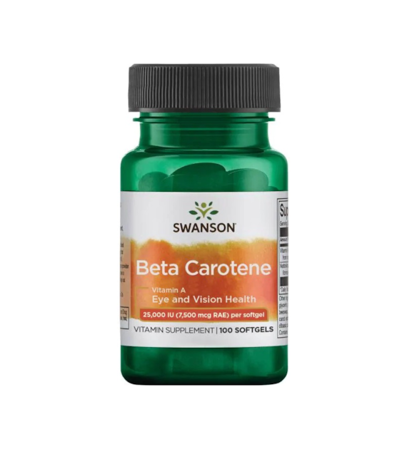 SWANSON BETA CAROTENE VITAMIN A 25.000 IU 100cap