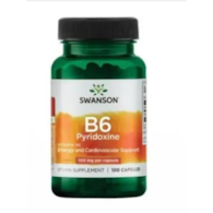 SWANSON VITAMIN B-6 100mg 100cap