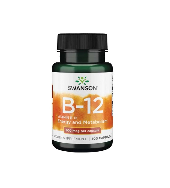 SWANSON VITAMIN B12 500mcg 100cap