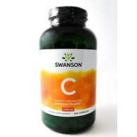 SWANSON VITAMIN C WITH ROSE HIPS 1000mg 250cap