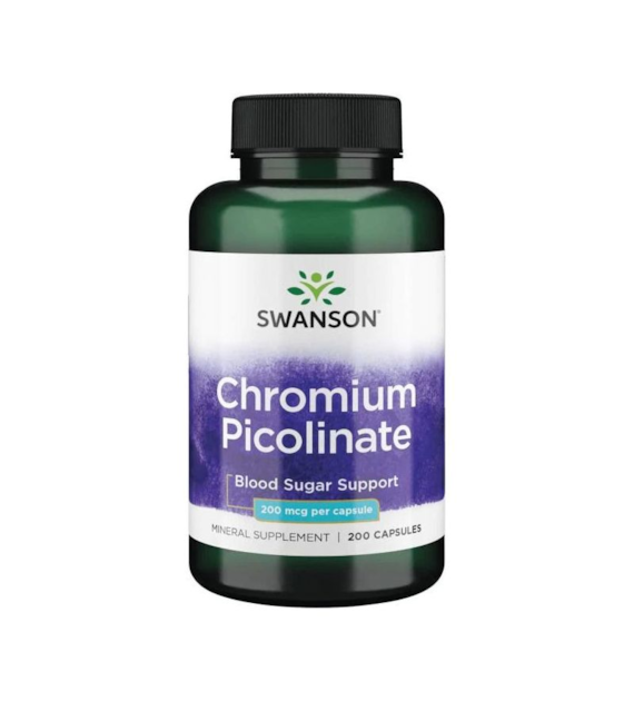 SWANSON CHROMIUM PICOLINATE 200mcg 200cap