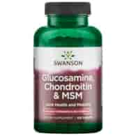 SWANSON GLUCOSAMINE, CHONDROITIN & MSM 120tab