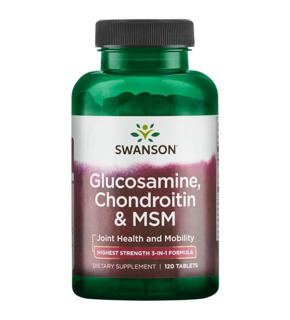 SWANSON GLUCOSAMINE, CHONDROITIN & MSM 120tab