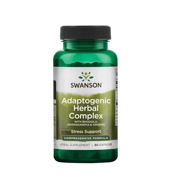 SWANSON RHODIOLA ASHWAGANDHA GINSENG 60cap
