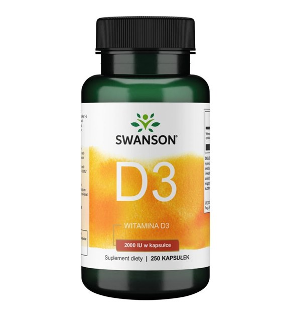 SWANSON VITAMIN D3 2000 IU 250cap