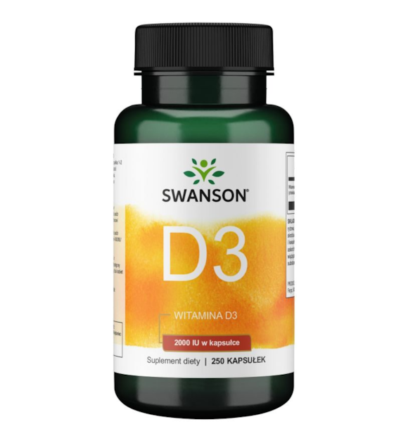 SWANSON VITAMIN D3 2000 IU 250cap