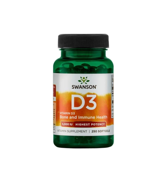 SWANSON VITAMIN D-3 5000IU HIGHEST POTENCY 250c