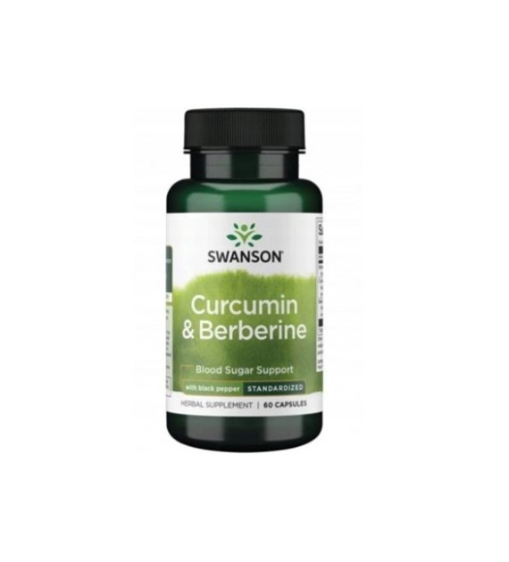 SWANSON CURCUMIN & BERBERINE WITH BLACK P. 60cap