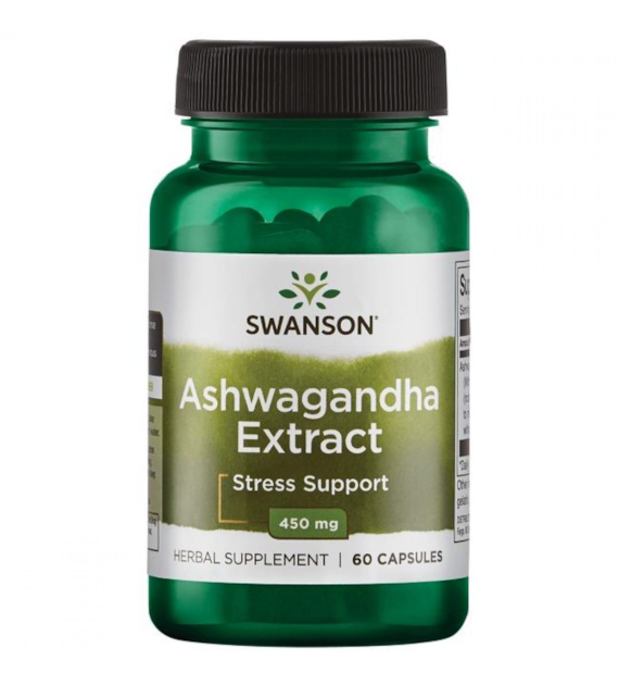 SWANSON ASHWAGANDHA EXTRACT 450mg 60cap