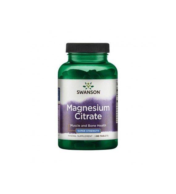 SWANSON MAGNESIUM CITRATE 225mg 240tab