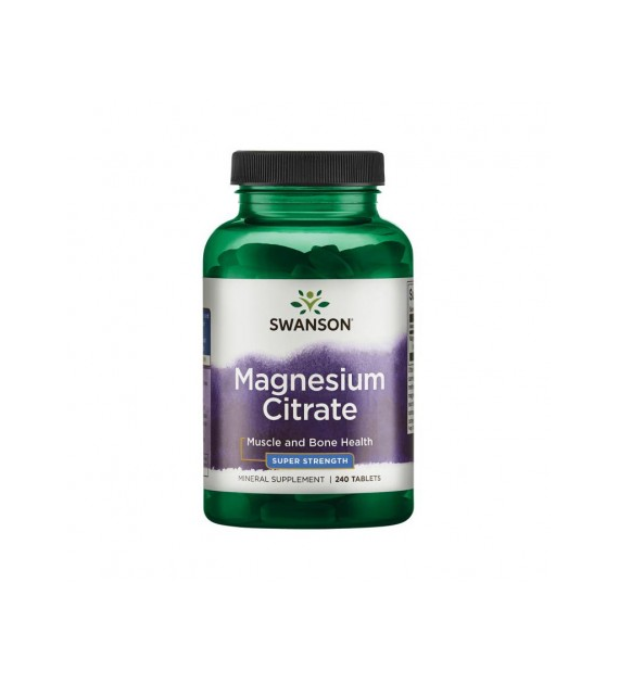 SWANSON MAGNESIUM CITRATE 225mg 240tab