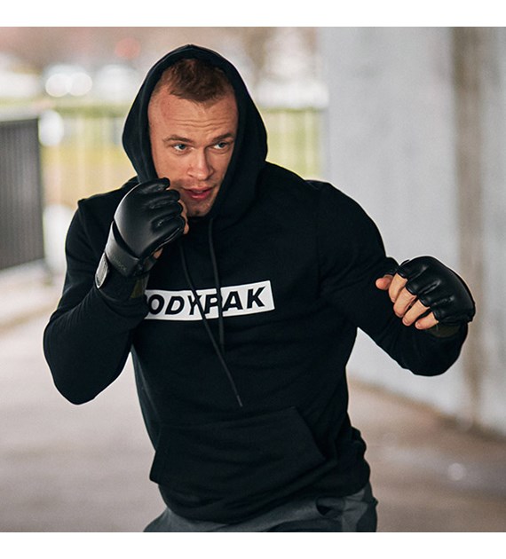 BODYPAK HOODIE BLACK MAN - M