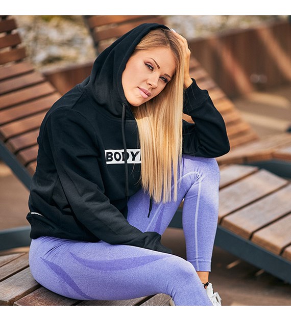 BODYPAK HOODIE BLACK WMN - S
