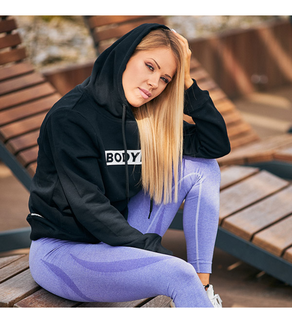 BODYPAK HOODIE BLACK WMN - XL