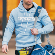 BODYPAK HOODIE BLUE MAN - M