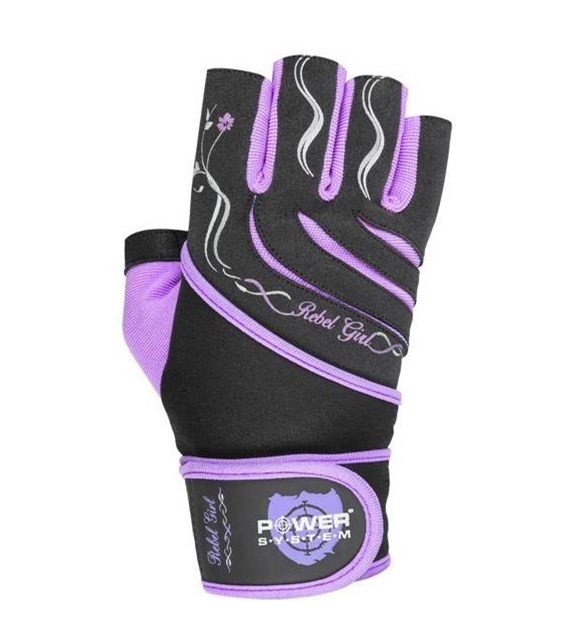 zz POWER SYSTEM RĘKAWICE REBEL GIRL 2720 BLAC VIOL