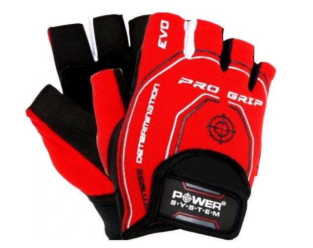 zz POWER SYSTEM RĘKAWICE FIT PRO S1 PRO BLACK RED