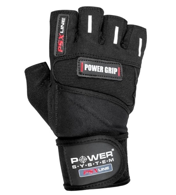 zz POWER SYSTEM RĘKAWICE POWER GRIP 2800 BLACK - S