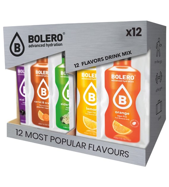 BOLERO 12 FLAVOURS 9g MIX