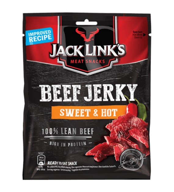 JACK LINK'S BEEF JERKY 70g SWEET-HOT