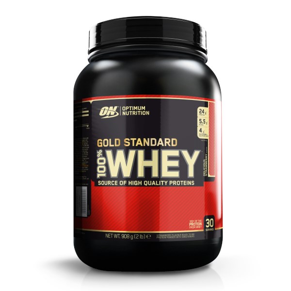 zz ON WHEY GOLD STANDARD 900g JAR STRAWBERRY