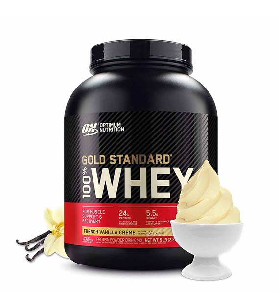 ON WHEY GOLD STANDARD 2270g JAR VANILLA ICE CREAM