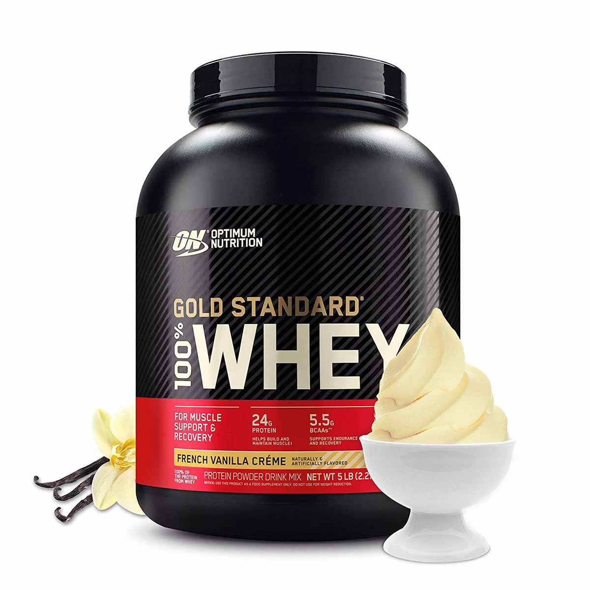 ON WHEY GOLD STANDARD 2280g JAR VANILLA ICE CREAM