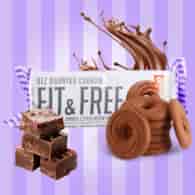 CUKRY NYSKIE FIT&FREE HERBATNIKI 120g CHOCO