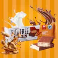CUKRY NYSKIE FIT&FREE PROTEIN BAR 40g PEANUT BUTT