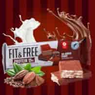 CUKRY NYSKIE FIT&FREE PROTEIN BAR 40g D. CHOCO