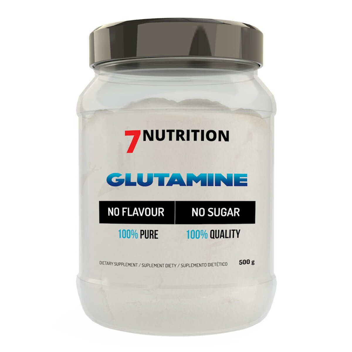 7NUTRITION GLUTAMINE 500g JAR LEMON