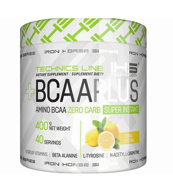 IRON HORSE BCAA PLUS 400g JAR LEMON