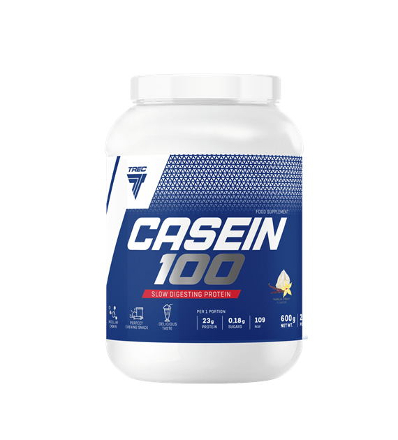 CASEIN 100   600g  JAR CREAMY-VANILLA