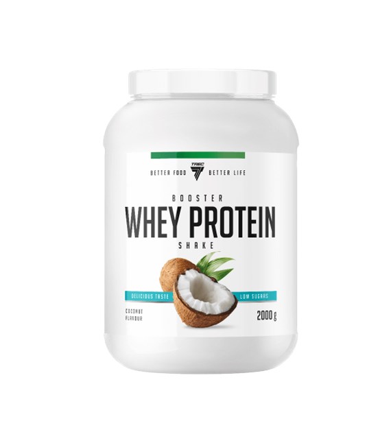 BOOSTER WHEY PROTEIN 2000g JAR COCONUT