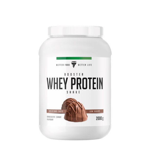 BOOSTER WHEY PROTEIN 2000g JAR CHOCOLATE-CANDY