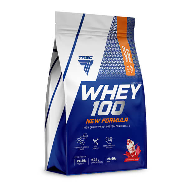 WHEY 100 NEW FORMULA  700g CREAMY-STRAWBERRY