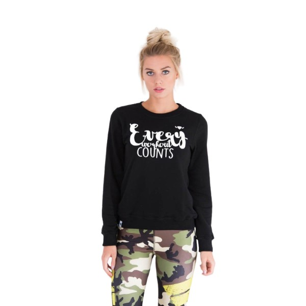 TW SWEATSHIRT TRECGIRL 09 STRONG BLACK XS