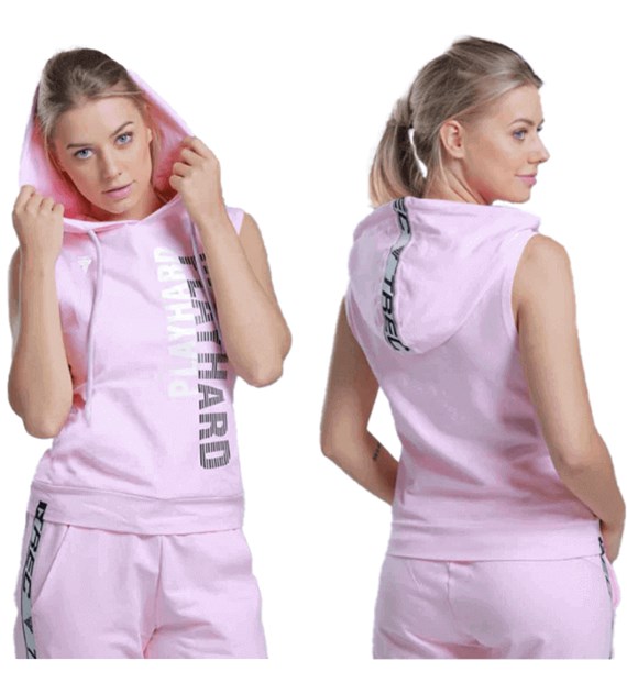 TW BOXER HOODIE TRECGIRL 02 STRIPE PINK XS