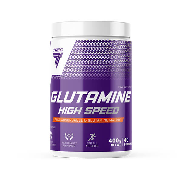 GLUTAMINE HIGH SPEED 400g JAR ORANGE-GRAPEFRUIT