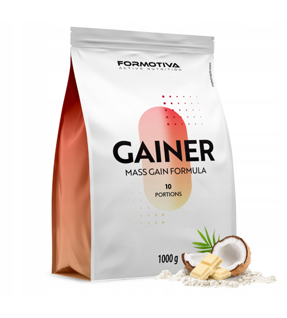 FORMOTIVA GAINER 1000g  WHITE CHOCOLATE-COCONUT