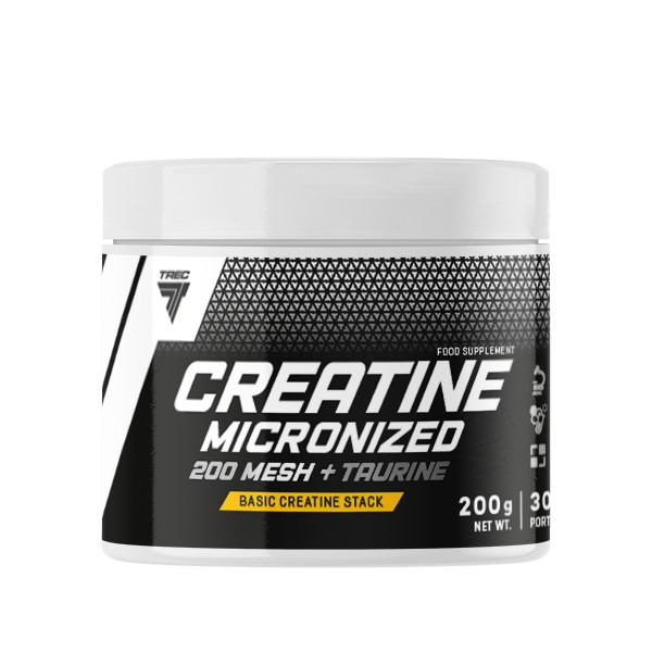 CREATINE MICRONIZED 200 MESH + TAURINE 200g JAR