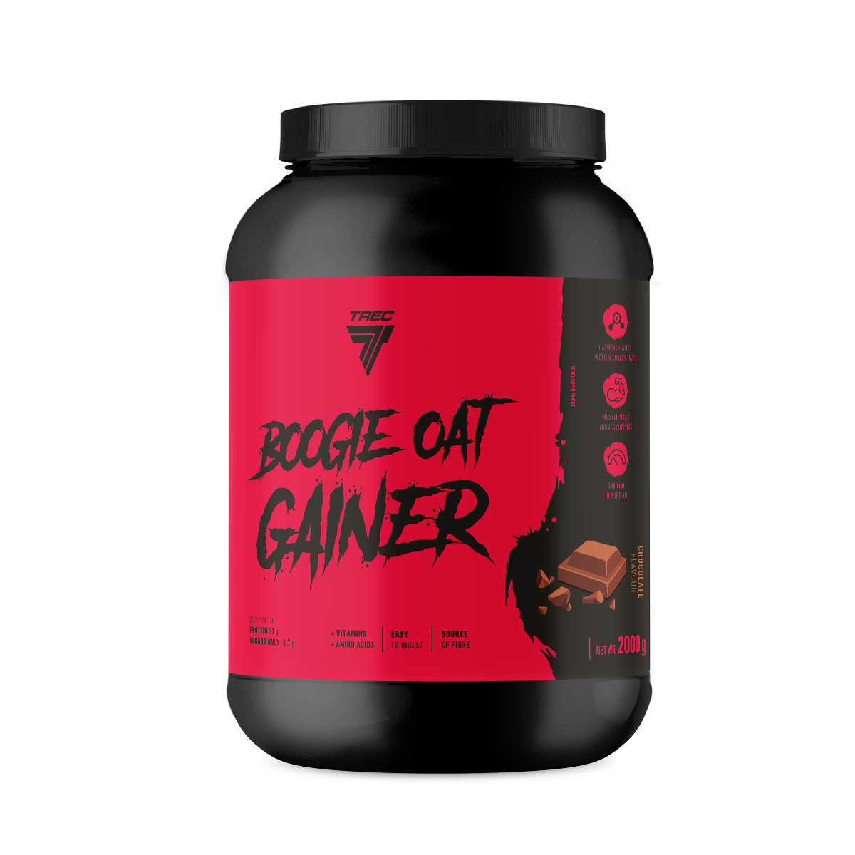 BOOGIE OAT GAINER 2000g JAR CHOCOLATE