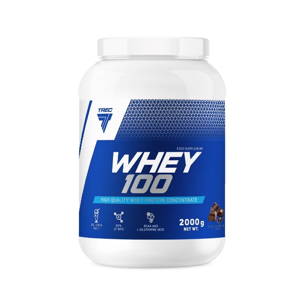 WHEY 100  2000g  JAR DOUBLE CHOCOLATE