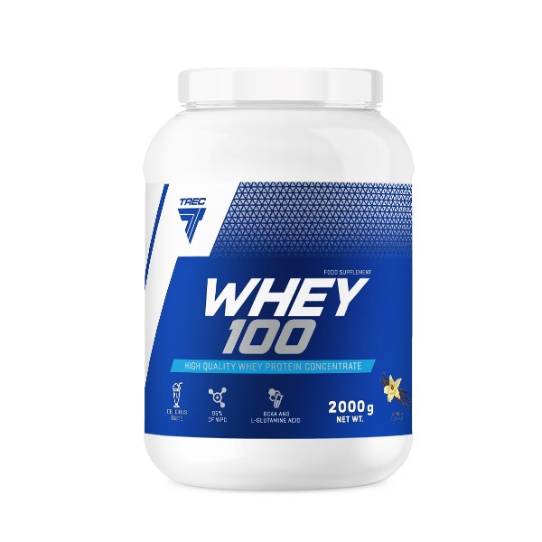 WHEY 100  2000g  JAR VANILLA