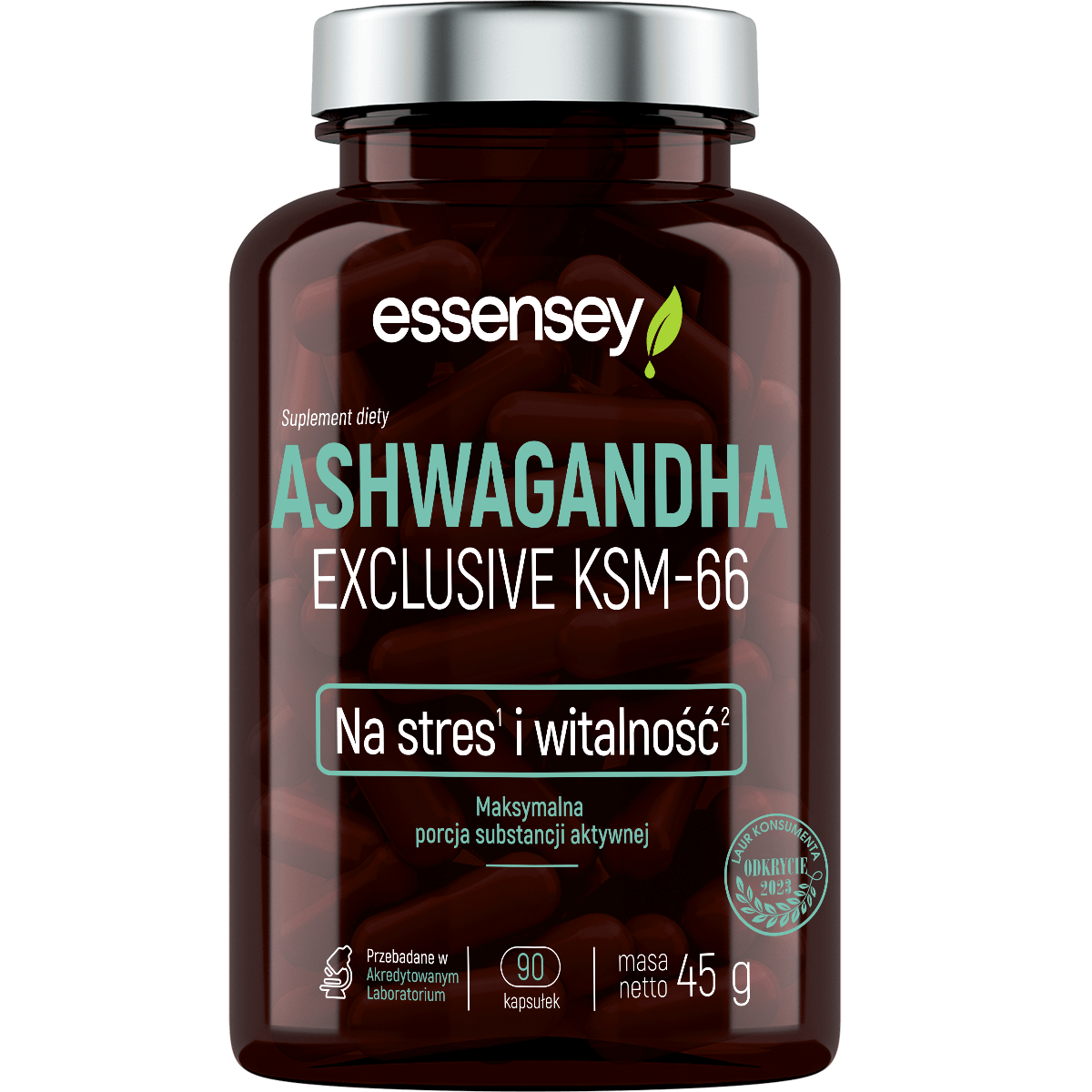 ESSENSEY ASHWAGANDHA EXCLUSIVE KSM-66 90cap