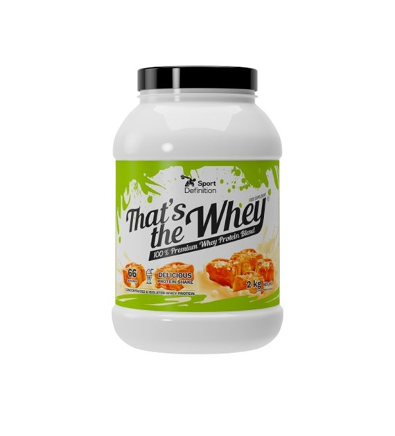 SP-DEF THATS THE WHEY 2000g JAR SALTED CARAMEL