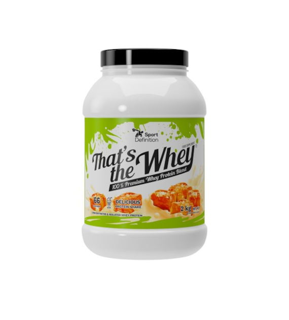SP-DEF THATS THE WHEY 2000g JAR SALTED CARAMEL