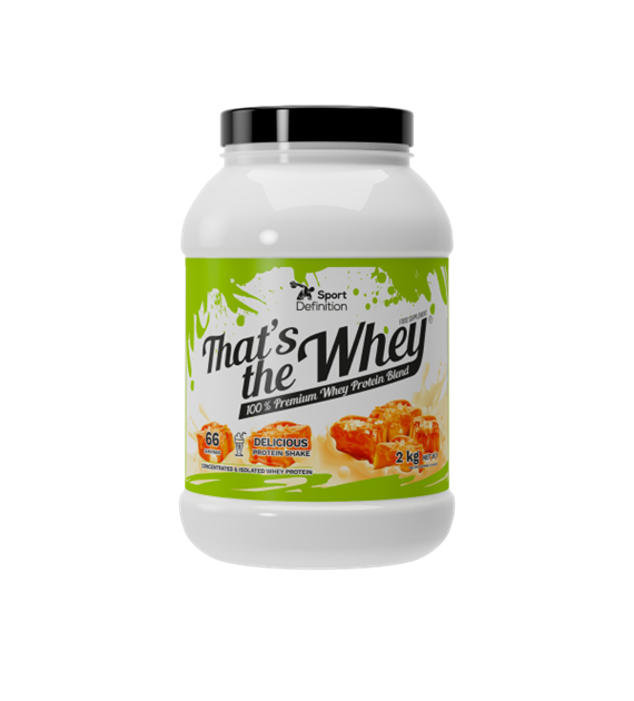 SP-DEF THATS THE WHEY 2000g JAR SALTED CARAMEL