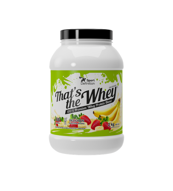 SP-DEF THATS THE WHEY 2000g JAR STRAWBERRY BANANA